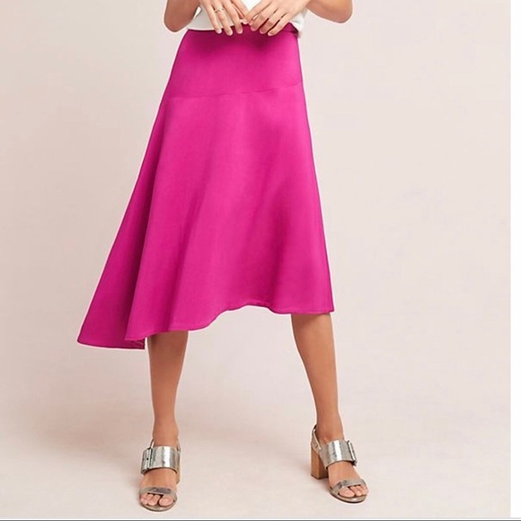 Tracy Reese Navy Blue Cyclamen Skirt